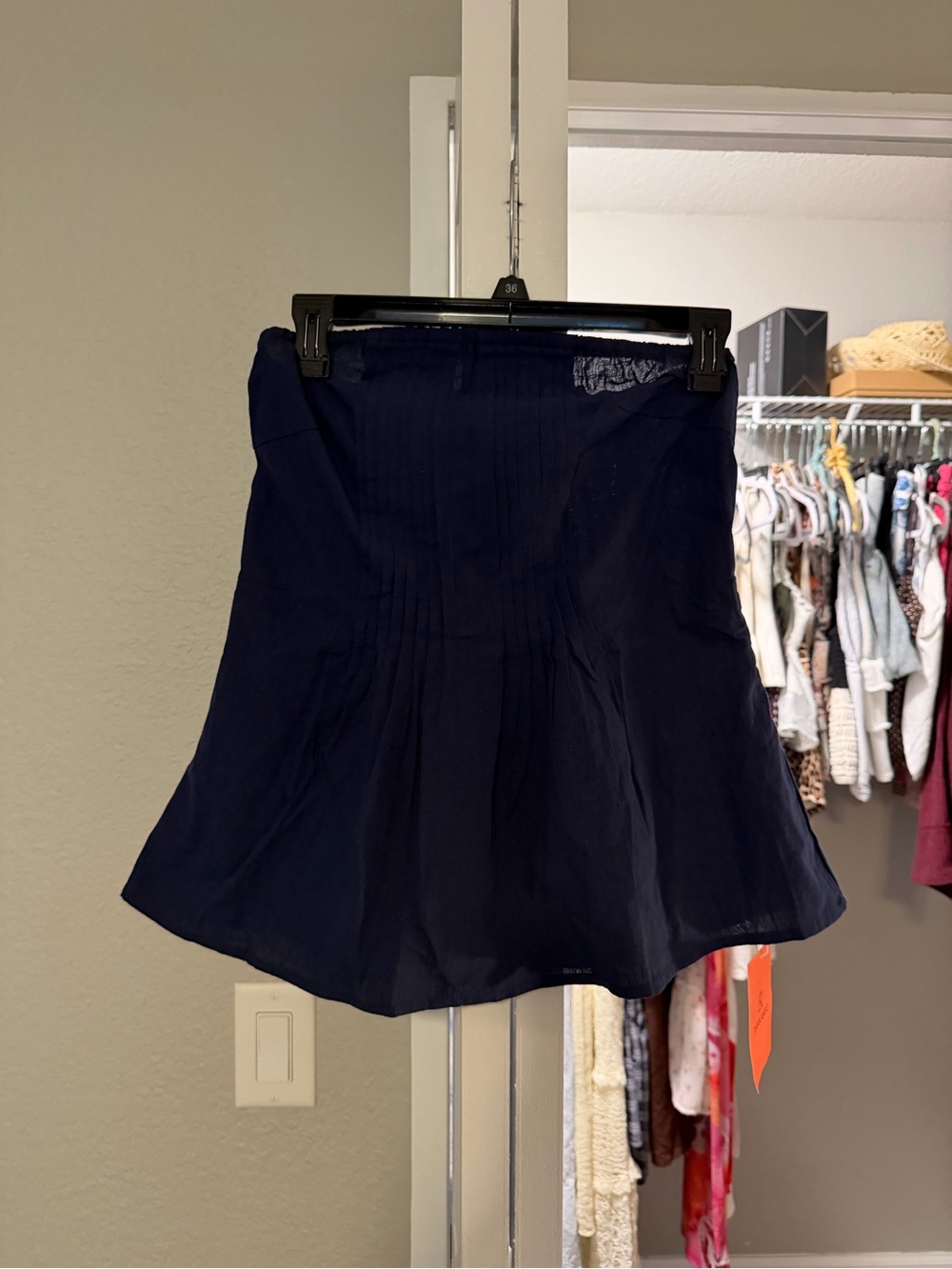 Daily Fashion For You Blue Pleated Skirt